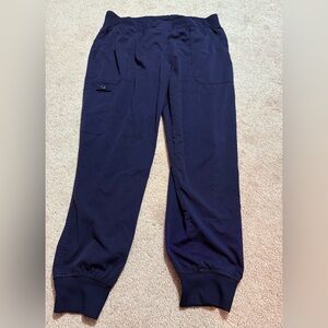 Med Couture navy blue jogger scrubs